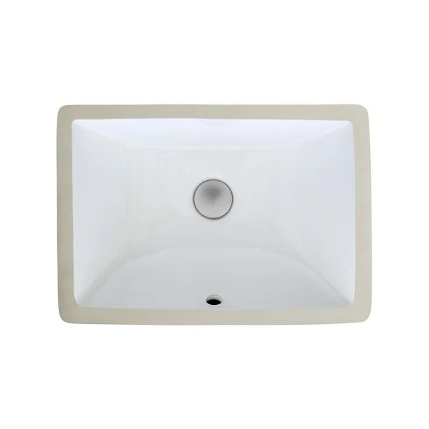 Zeek ZP-1611 Small Rectangular U/M Bathroom Sink 16 x 11 Inch - Walmart.com | Walmart (US)