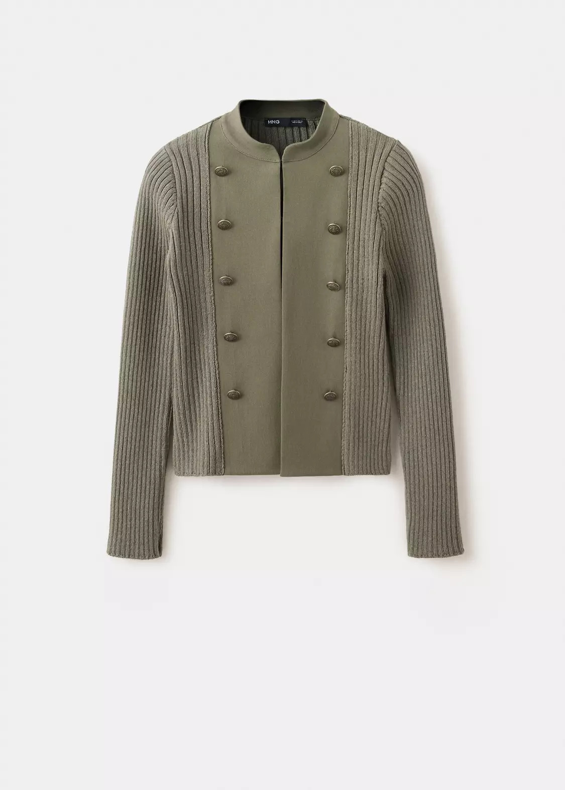 Combined knit jacket with button details | Mango (US/MX/AU)