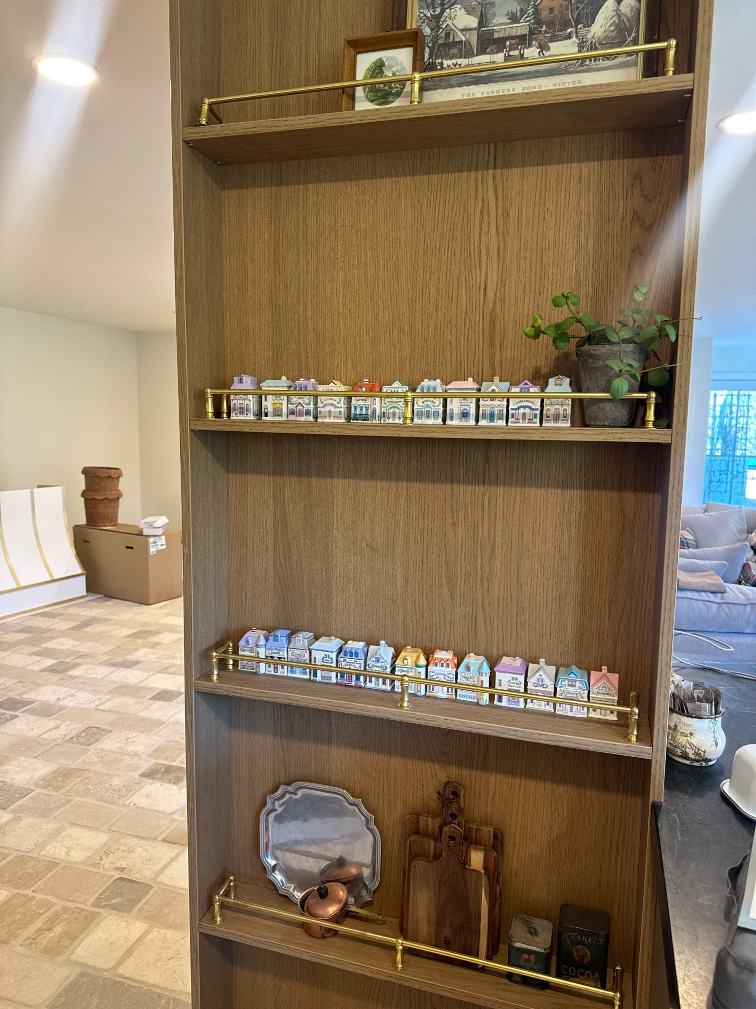 I love how this space turned out. It’s so quaint and charming. I LOVE my spice village so much  and of course my cutting boards!#LTKdayinmylife 

#LTKHome #LTKFindsUnder100