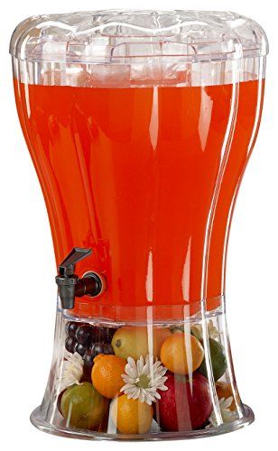 Buddeez Unbreakable 3-1/2-Gallon Beverage Dispenser with Removable Ice-Cone | Amazon (US)