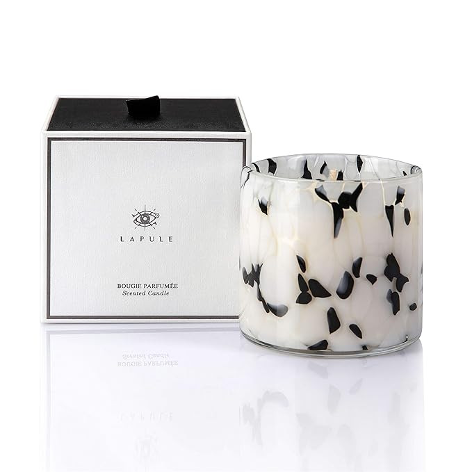 Lapule Luxury Home Scented Candle in Handblown Decorative Glass Jar | Long Burning Aromatherapy S... | Amazon (US)