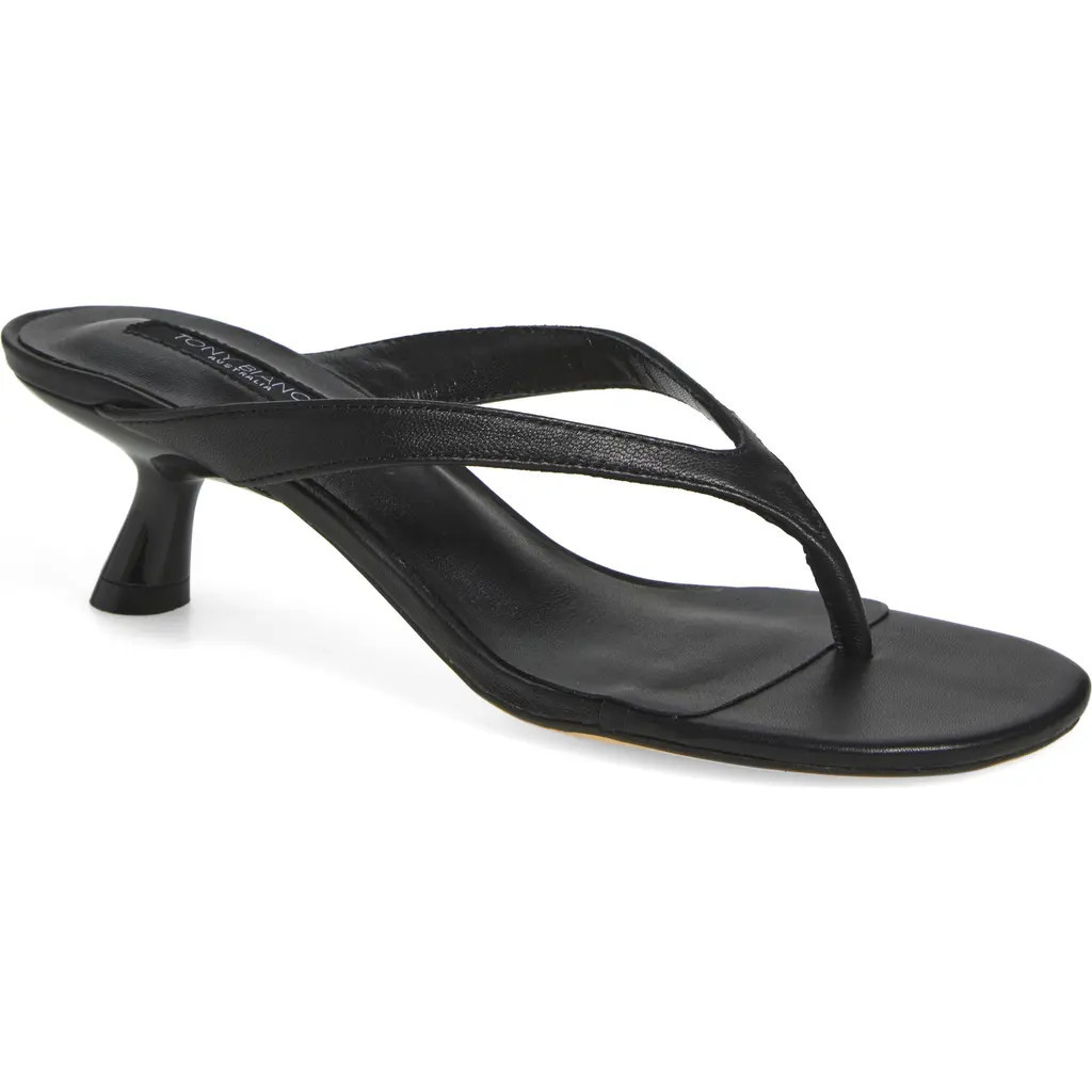 Tony Bianco Krista Sandal in Black Nappa at Nordstrom, Size 10 | Nordstrom