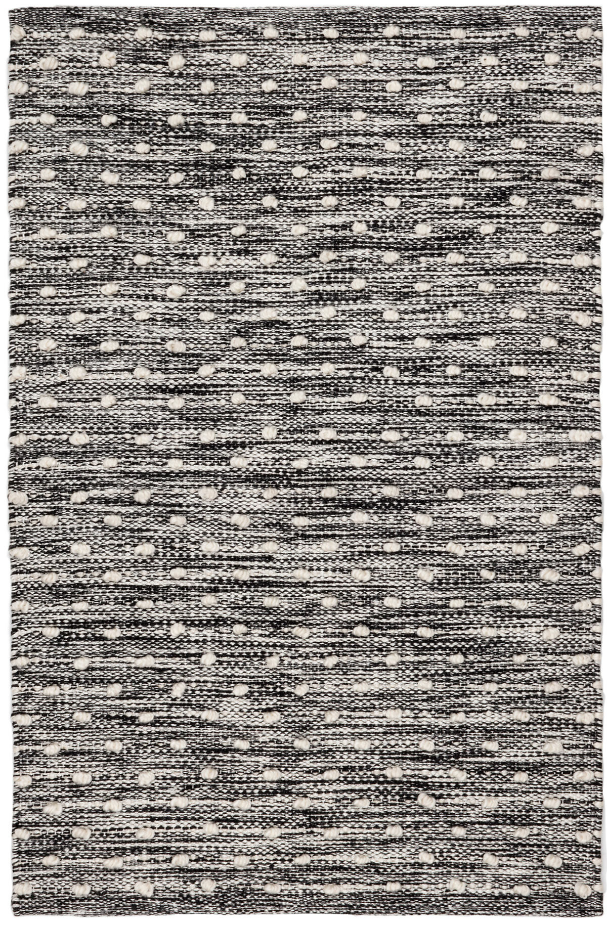 Hobnail Black Indoor/Outdoor Rug | Annie Selke