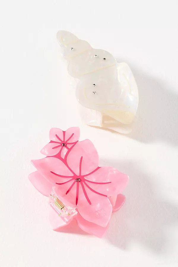 Summer Claw Clips, Set of 2 | Anthropologie (US)