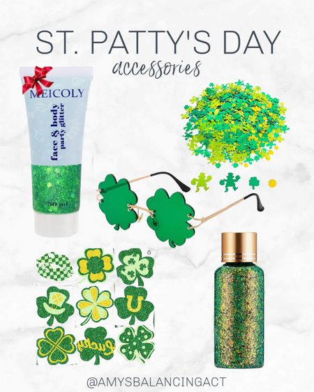 St. Patrick’s Day accessories you can grab before this weekend!

St. Patrick’s day glitter | St. Patrick’s Day tattoos | St. Patty’s accessories 

#LTKfindsunder50 #LTKSeasonal