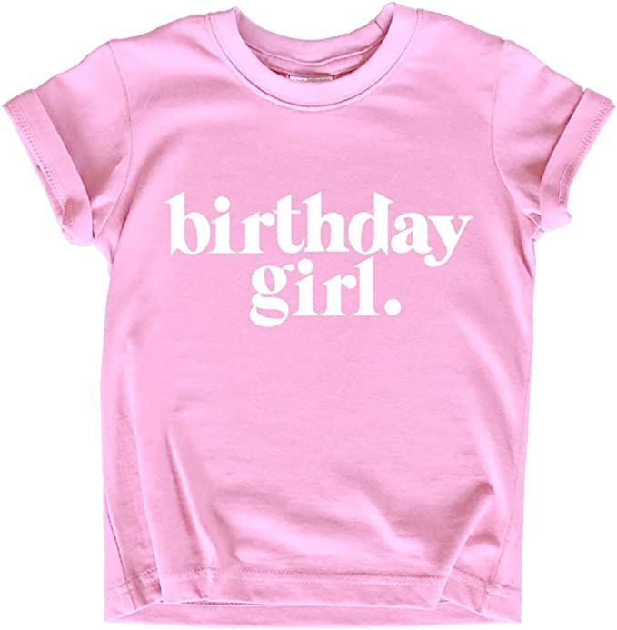 Birthday Girl Shirt Outfit Year Old Kids for Toddler 1st 2nd 3rd 4th 5th 6th 7th | Amazon (US)