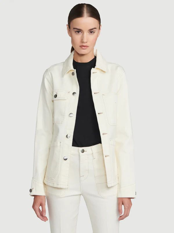 Carpenter Color Jacket -- Off White | Frame Denim