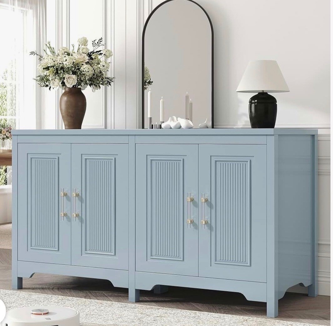 Love this buffet cabinet from Amazon ! Change out the knobs and it will be perfect . 
#home#coastaldecor #lookforless

#LTKHome #LTKSaleAlert #LTKdayinmylife