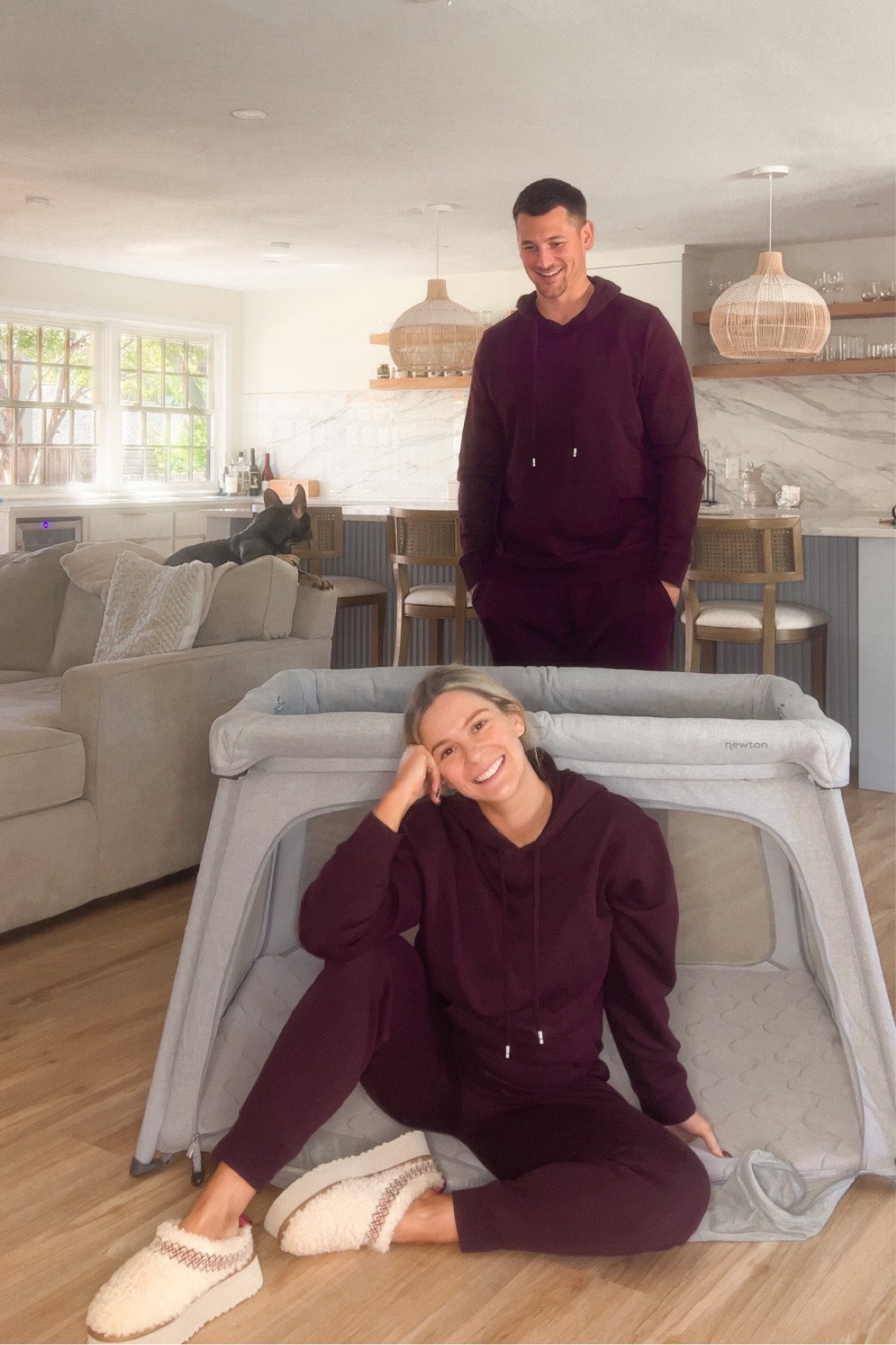 Shop our matching Tommy John jogger sets in a variety of colors on sale now with code gift25 I’m in a women’s medium and he’s in men’s large. Hoodie and joggers sold separately or as a set 

#LTKGiftGuide #LTKmens #LTKsalealert