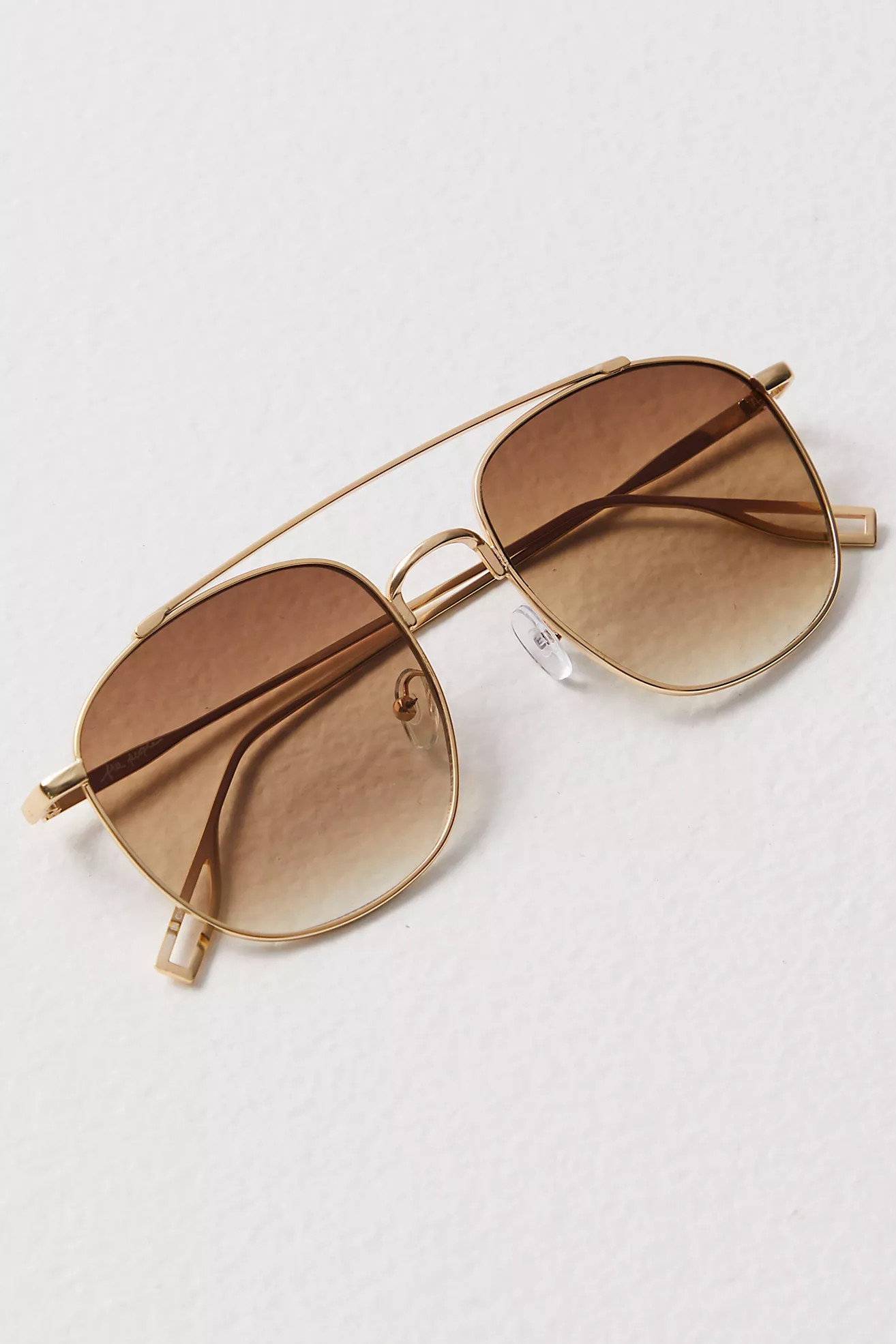 Georgiana Aviator Sunglasses | Free People (Global - UK&FR Excluded)