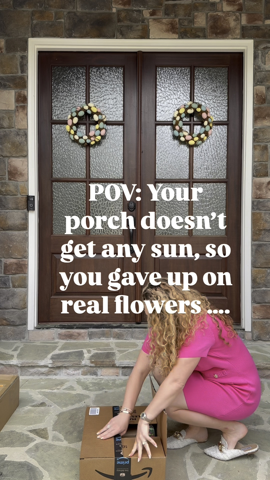 Unboxing some new faux florals for the porch. I give up on live plants..  there isn’t enough sun with how our house is laid. The Camellia is stunning, and baby new bloom hydrangeas  along with the Morning Glory are sooo beautiful. All look so real!  

#LTKSeasonal #LTKFindsUnder50 #LTKHome