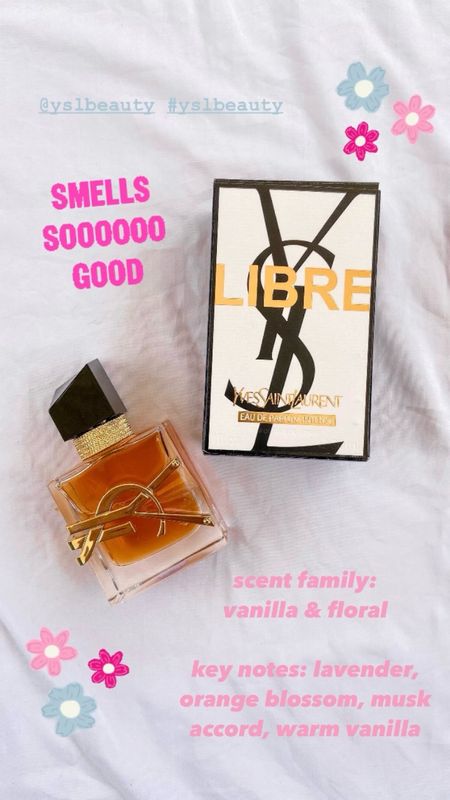 this YSL Libre perfume smells sooo good!! it’s scent family is vanilla & floral with key notes of lavender, orange blossom, musk accord, and warm vanilla. i definitely recommend checking it out for yourself and/or gifting it for mother’s day! 💖💐

#LTKfindsunder100 #LTKGiftGuide