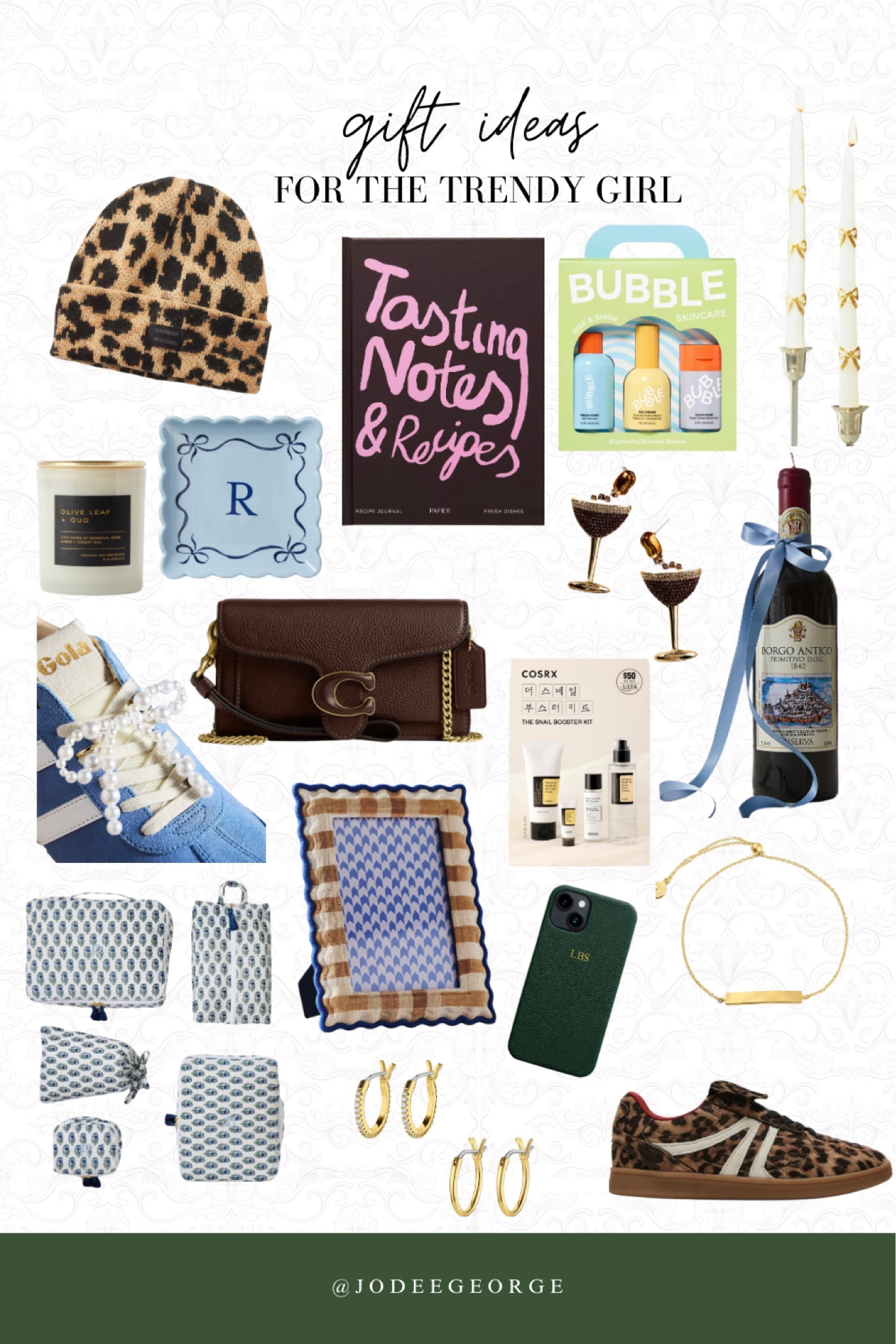 Trendy girl gifts! Perfect for the hip beauty guru or early-20’s fashionista. 

Gifts for her, gift ideas, gift guide, Christmas gift idea, trendy gifts, gifts for home, jewelry, shoes, beauty 

#LTKSeasonal #LTKHoliday #LTKGiftGuide