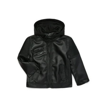 Urban Republic Toddler Boy Faux Leather Jacket, Sizes 2T-5T | Walmart (US)