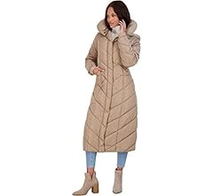 Women's Long Chevron Maxi Puffer Coat | Amazon (US)