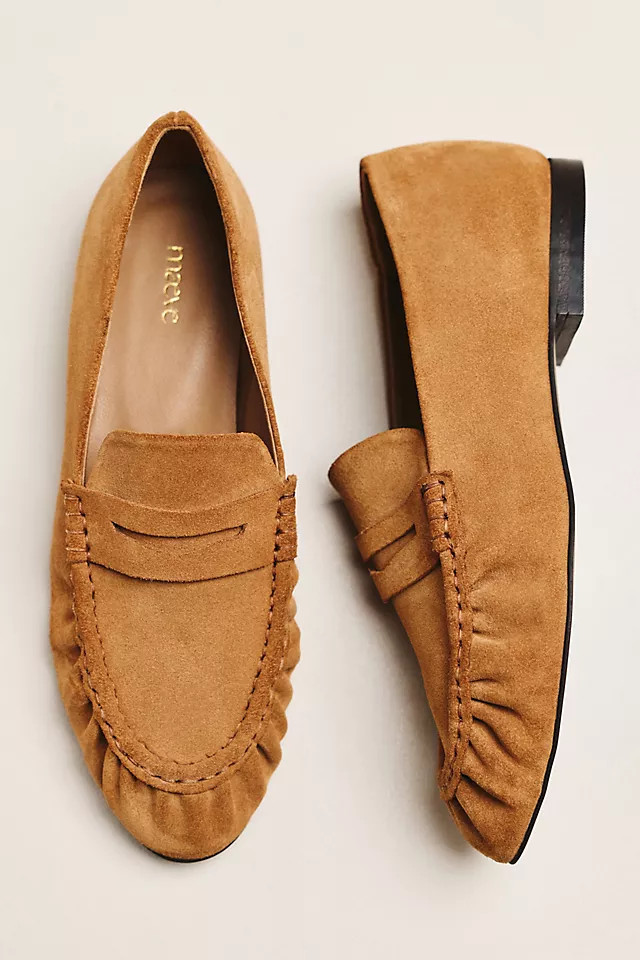 Maeve Scrunch Loafers | Anthropologie (US)