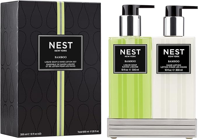 NEST Fragrances Bamboo Liquid Soap & Hand Lotion Set, 10 Fl Oz (Pack of 2), 20 | Amazon (US)