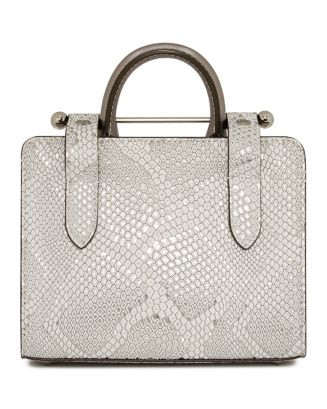Strathberry Snake Embossed Leather Nano Tote  | Bloomingdale's Handbags | Bloomingdale's (US)