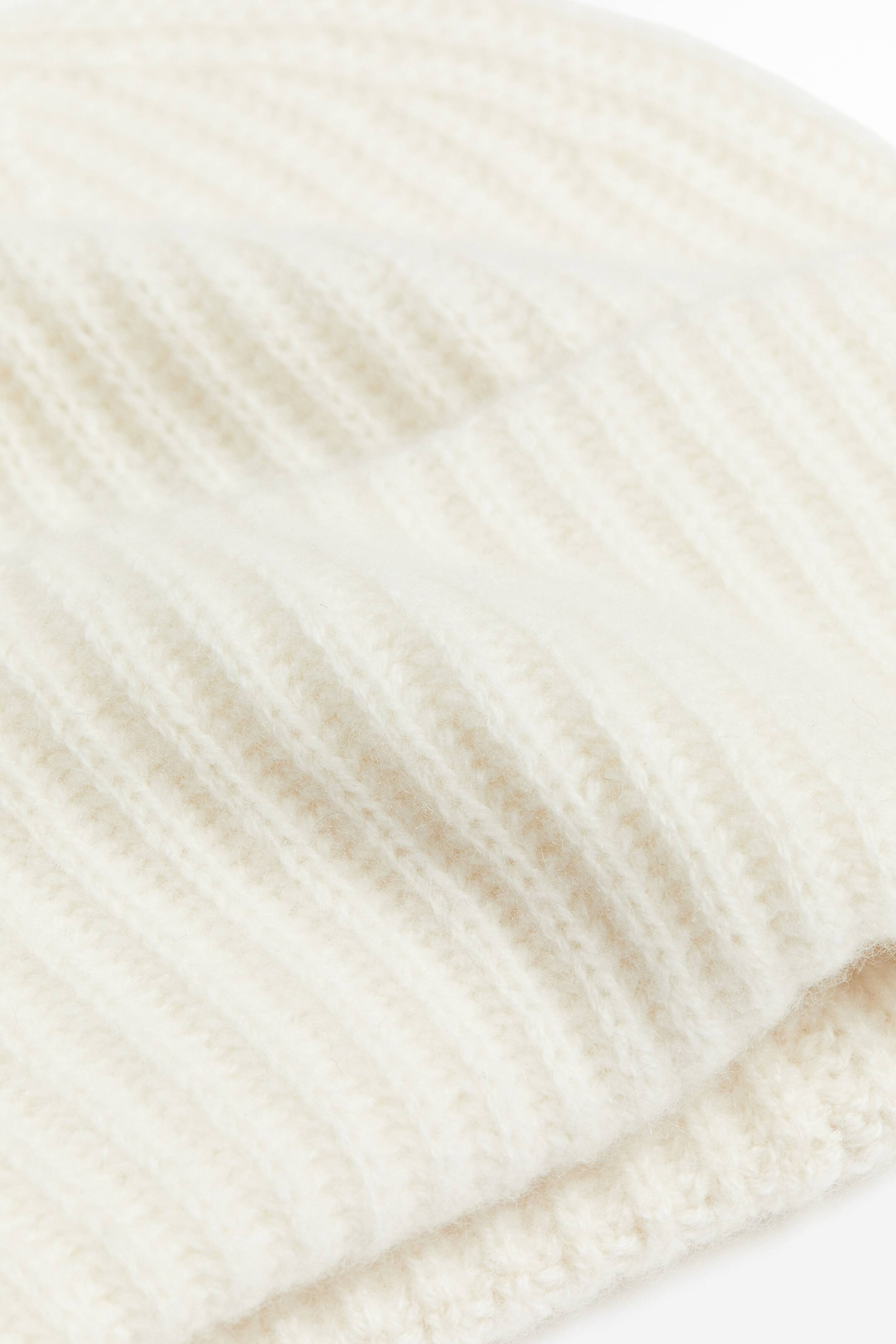 Rib-Knit Cashmere Beanie | H&M (US + CA)