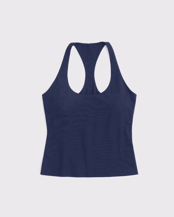 Bra-Free Racerback Scoopneck Tank | Abercrombie & Fitch (US)