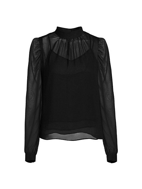 Generation Love Winona Silk Puff-Sleeve Blouse | Saks Fifth Avenue