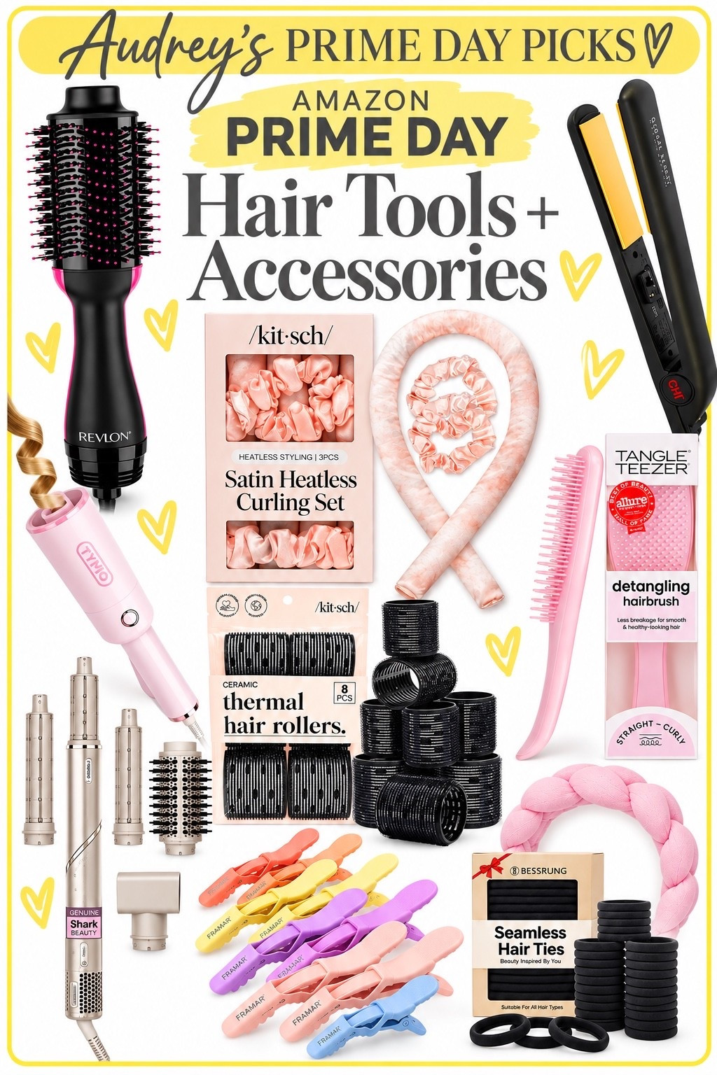 Amazon prime day deals. Best prime day hair tools and accessory deals.