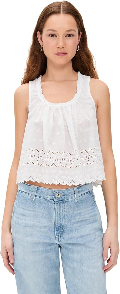 Free People Women's Marina Eyelet Tank | Amazon (US)