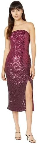 Trina Turk Womens Strapless Sequin Midi DressCocktail Dress | Amazon (US)