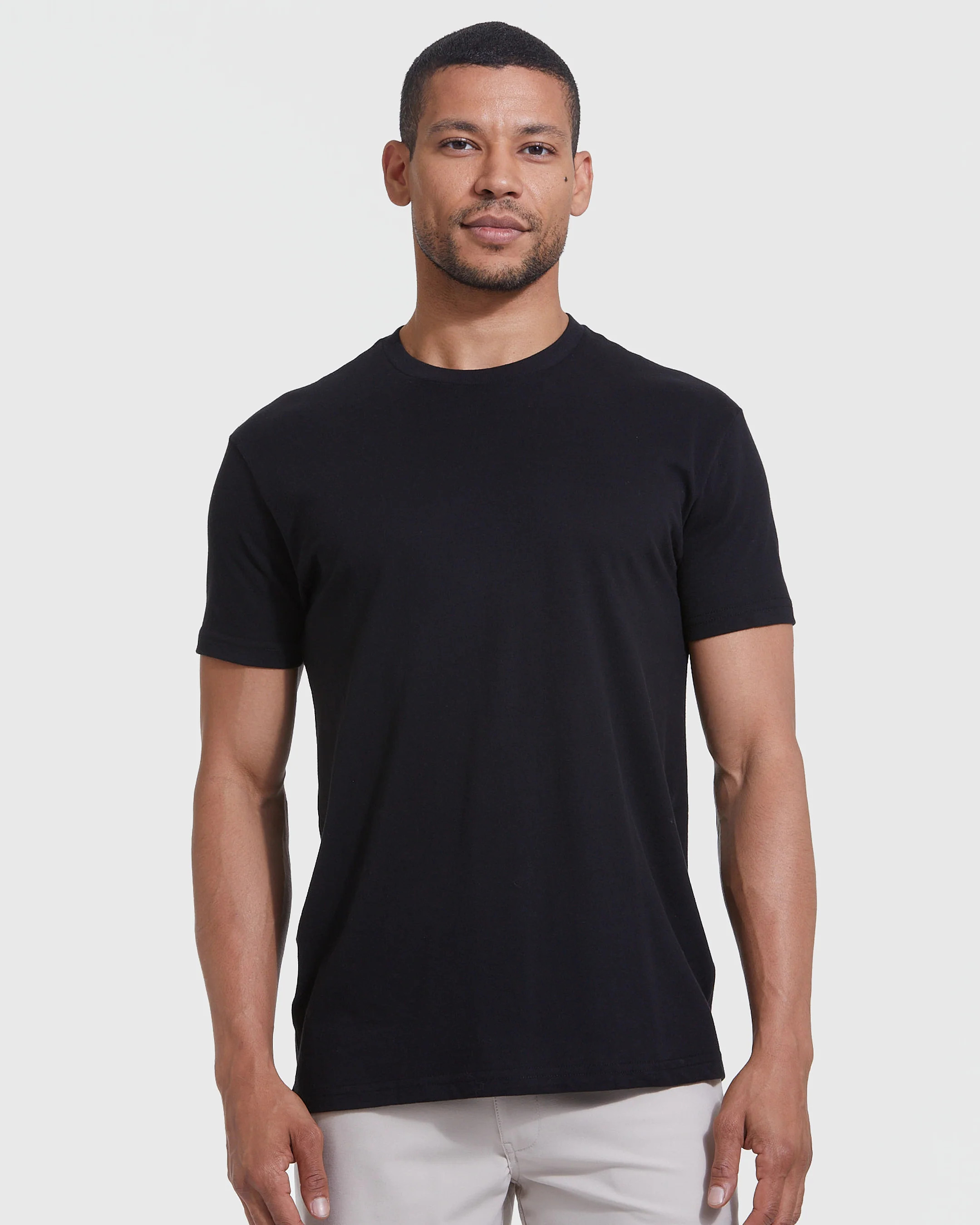 Black Crew Neck T-Shirt | True Classic