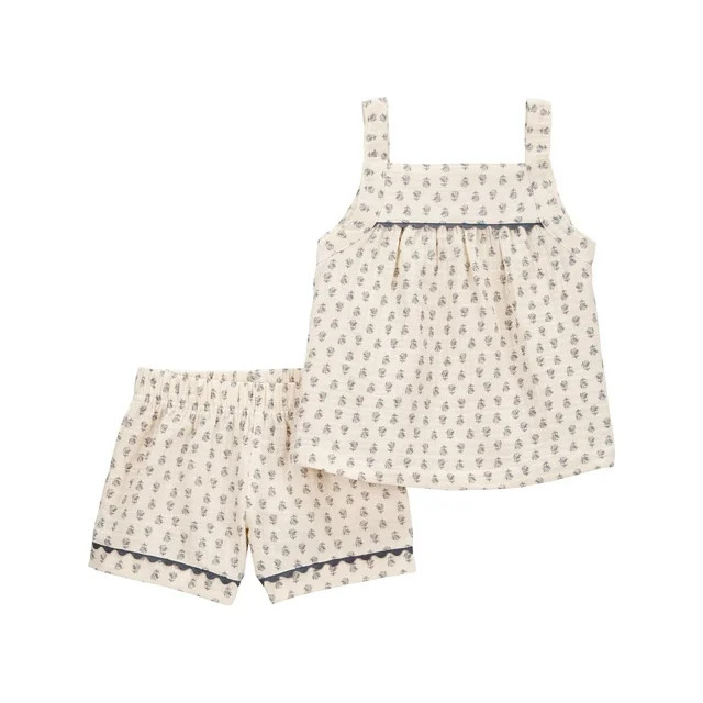 Carter's Child of Mine Baby and Toddler Girl Outfit Set, 2-Piece, Sizes 12M-5T | Walmart (US)