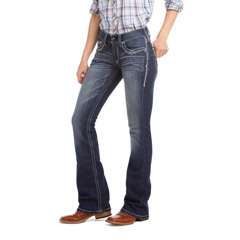 R.E.A.L. Mid Rise Stretch Entwined Boot Cut Jean | Ariat (US)