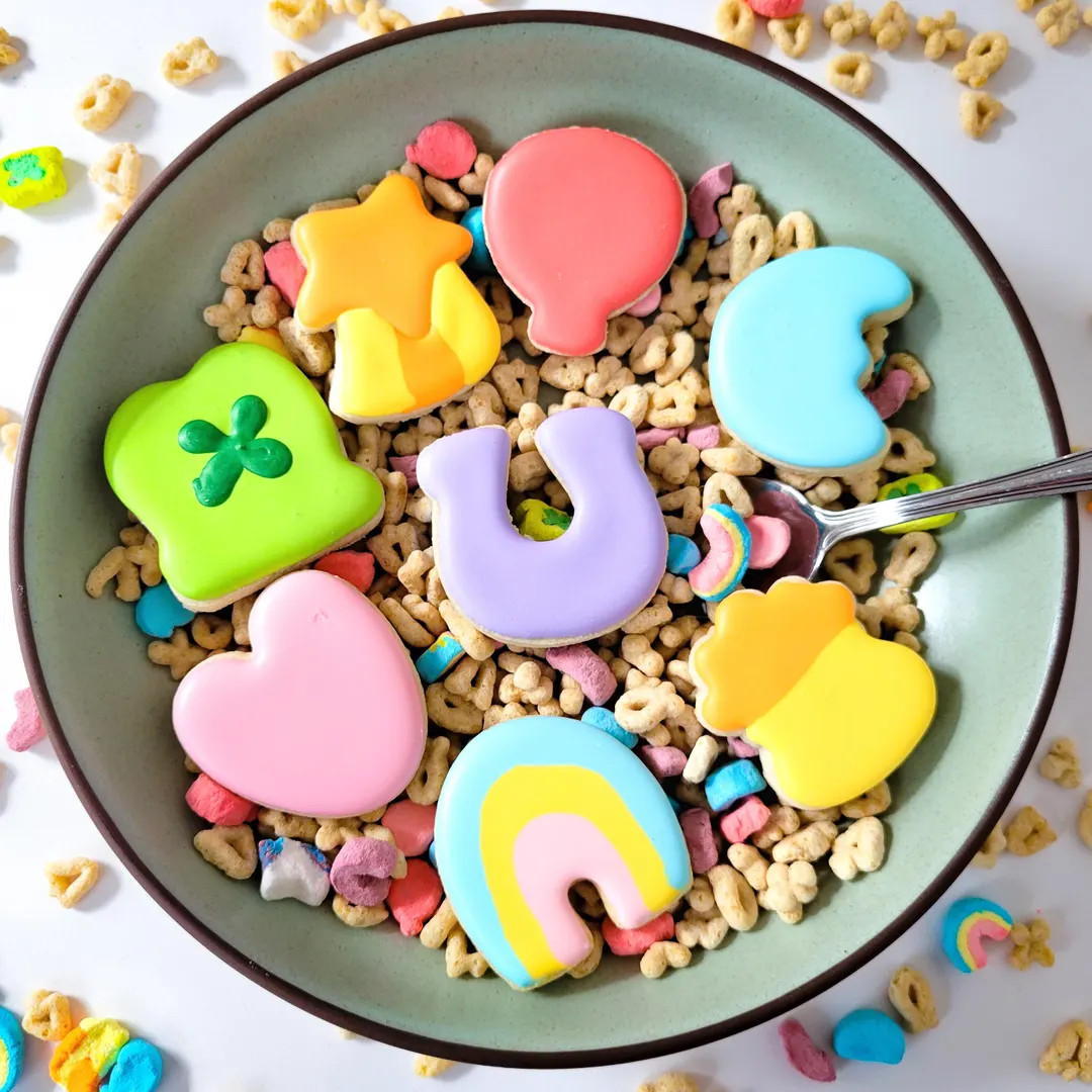 Lucky Charms Sugar Cookies. St. Patrick's Day Cookies - Etsy | Etsy (US)
