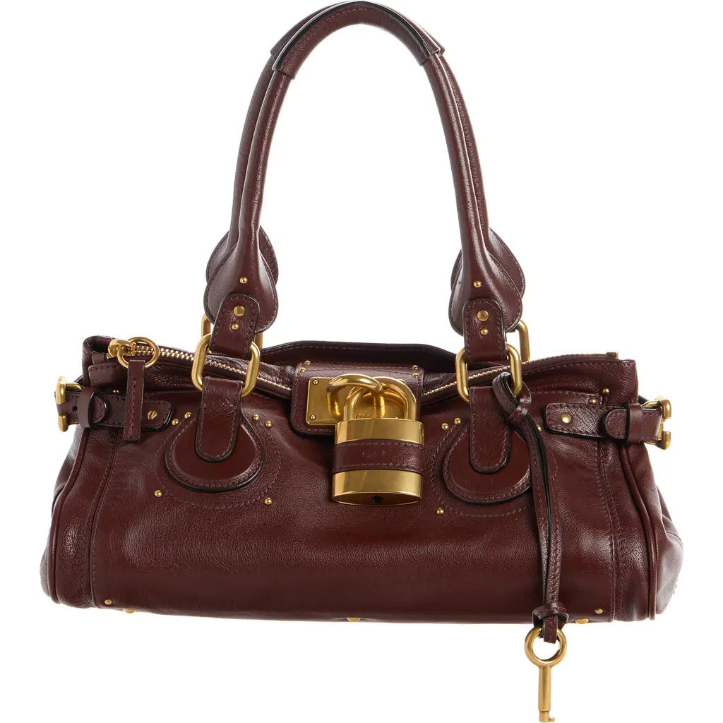 Chloé Small Paddington Leather Satchel in Crafty Brown at Nordstrom | Nordstrom