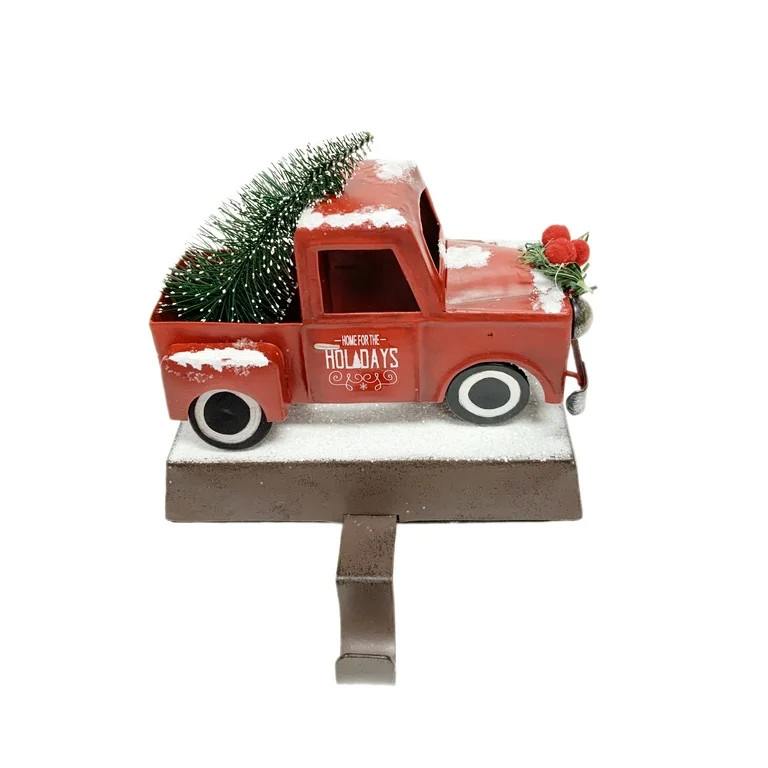 Holiday Time Christmas Stocking Holder, Vintage Red Truck | Walmart (US)