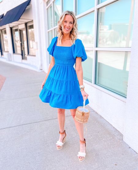 This blue puff sleeve dress from Amazon is perfect for Spring and Summer!! 

Amazon / Amazon dress / square neck / tiered dress  / espadrilles / Amazon purse  / Spring outfit 

#LTKfindsunder50 #LTKfindsunder100 #LTKshoecrush