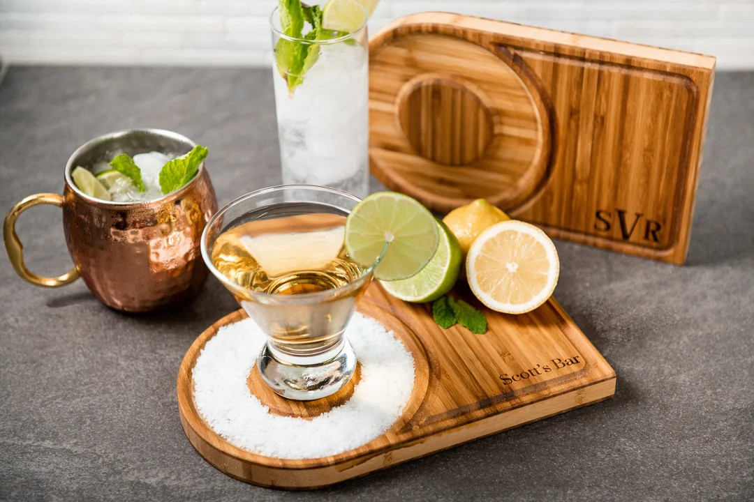 Personalized Cocktail and Decanter Trays/Boards - 4 Styles and Gift Styles - Flash Holiday Sale E... | Etsy (US)