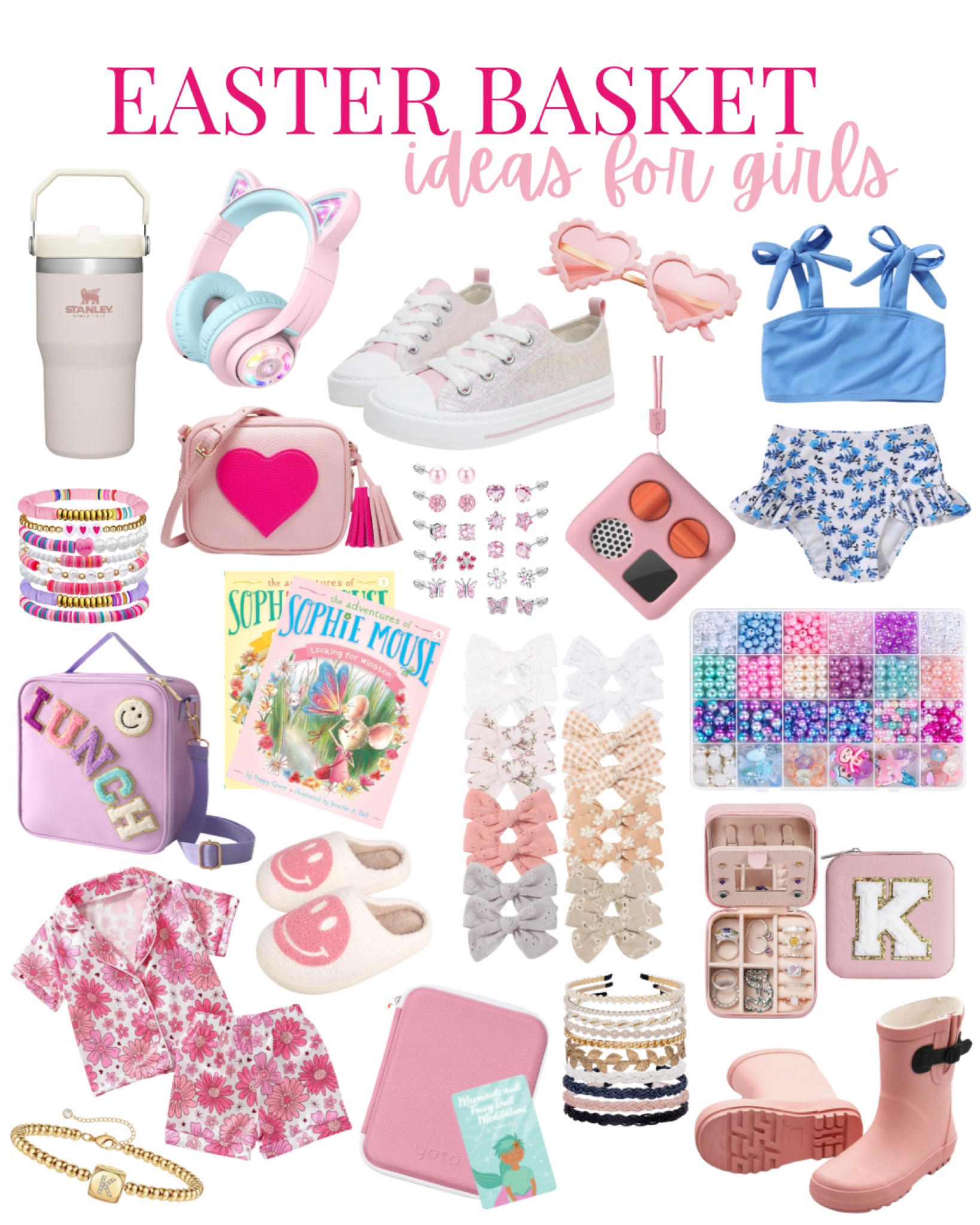 Easter basket gifts and ideas for girls. 

#easterbasket #giftsforgirls #easterbasketideas #giftsforkids #giftguide #ltkeaster #ltkgiftguide

#LTKfindsunder50 #LTKfamily #LTKkids
