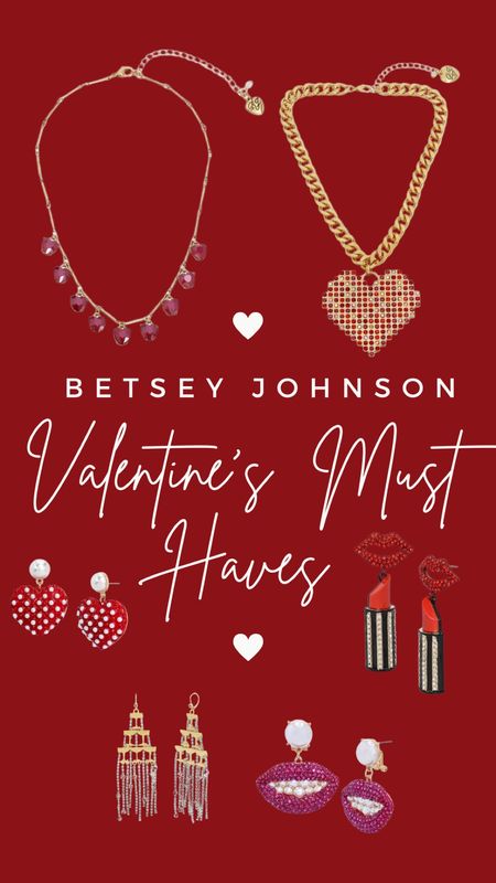 Must Have Valentines Betsey Johnson Jewelry 

#LTKstyletip #LTKbeauty #LTKGiftGuide