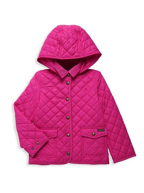 Little Girl's & Girl's Water-Repellent Barn Jacket | Saks Fifth Avenue