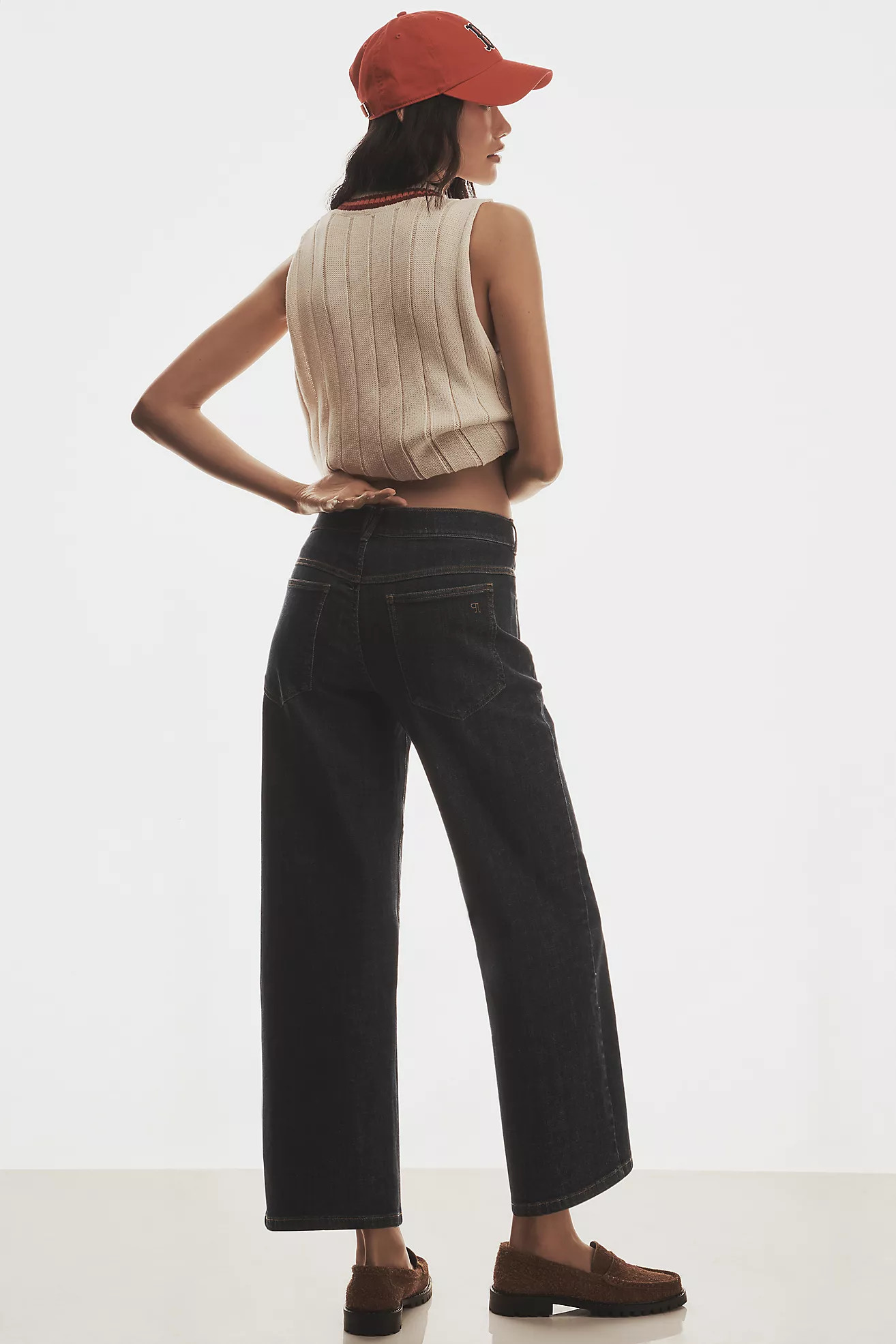 The Edie Mid-Rise Straight-Leg Jeans by Pilcro | Anthropologie (US)