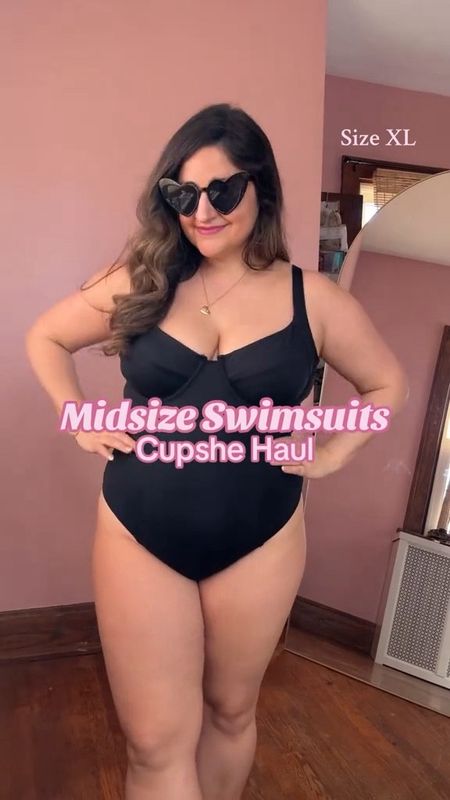 Midsize swimsuit haul from Cupshe! 👙

Wearing an xl in all, I recommend going tts or sizing up one!

The black one piece swimsuits features tummy control and underwire cups!

The lacy high waisted bikini comes with a cute swim coverup!

The navy blue one piece has adjustable straps and a gorgeous subtle floral print with sparkle!

The fuchsia one live has tasteful cutouts and tummy control!

Tummy control swimsuit
Midsize
Curvy
Bathing suit
Bikini
Vacation outfit
Swim coverup 

#LTKswim #LTKmidsize #LTKSeasonal