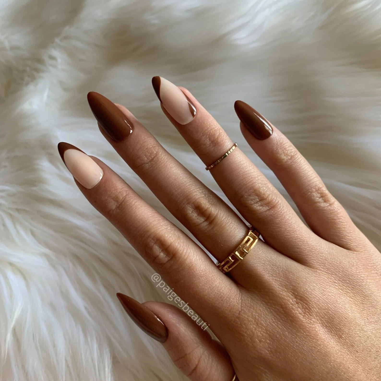 Chic Brown Fall Press on Nails | Etsy (Global)