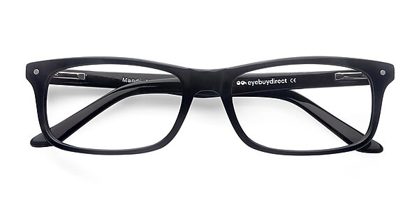 Mandi Rectangle Black Full Rim Eyeglasses | Eyebuydirect | EyeBuyDirect.com