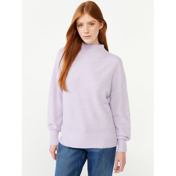 Free Assemby Women's Sweater - Walmart.com | Walmart (US)