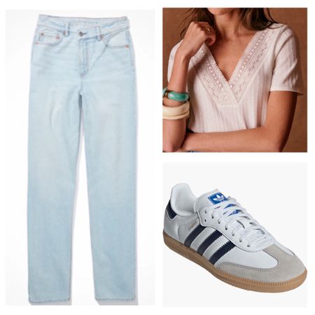 Everyday casual outfit. #adidas #sneakers #loosejeans #baggyjeans #tee

#LTKstyletip #LTKmidsize #LTKover40