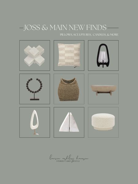 Joss & Main new arrivals! I love the shape of these decor pieces—they’re visually interesting to the eye, and they’re perfect for styling on shelves or sideboards. Love this basket too! 

#LTKstyletip #LTKhome