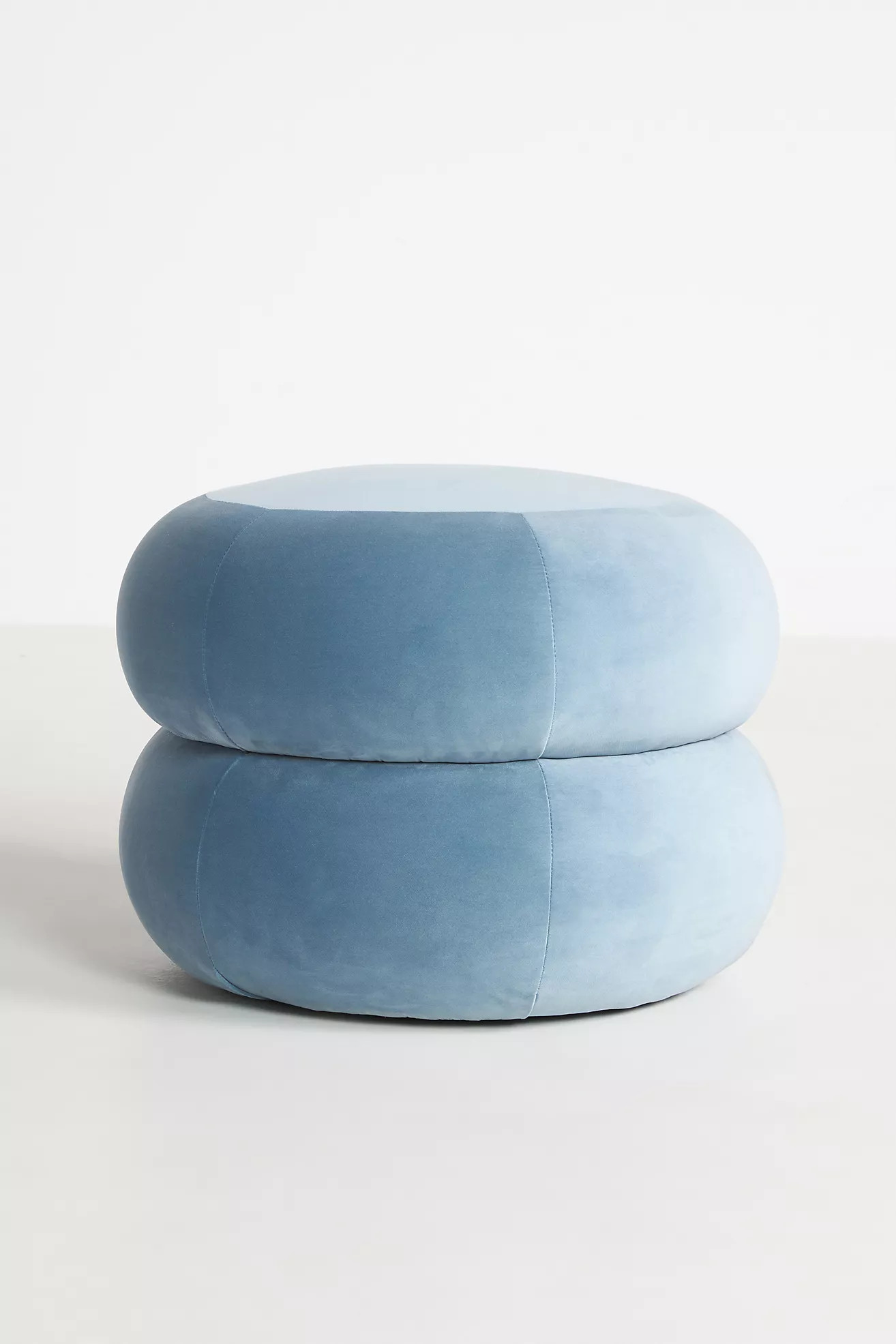 Muntz Velvet Ottoman | Anthropologie (US)