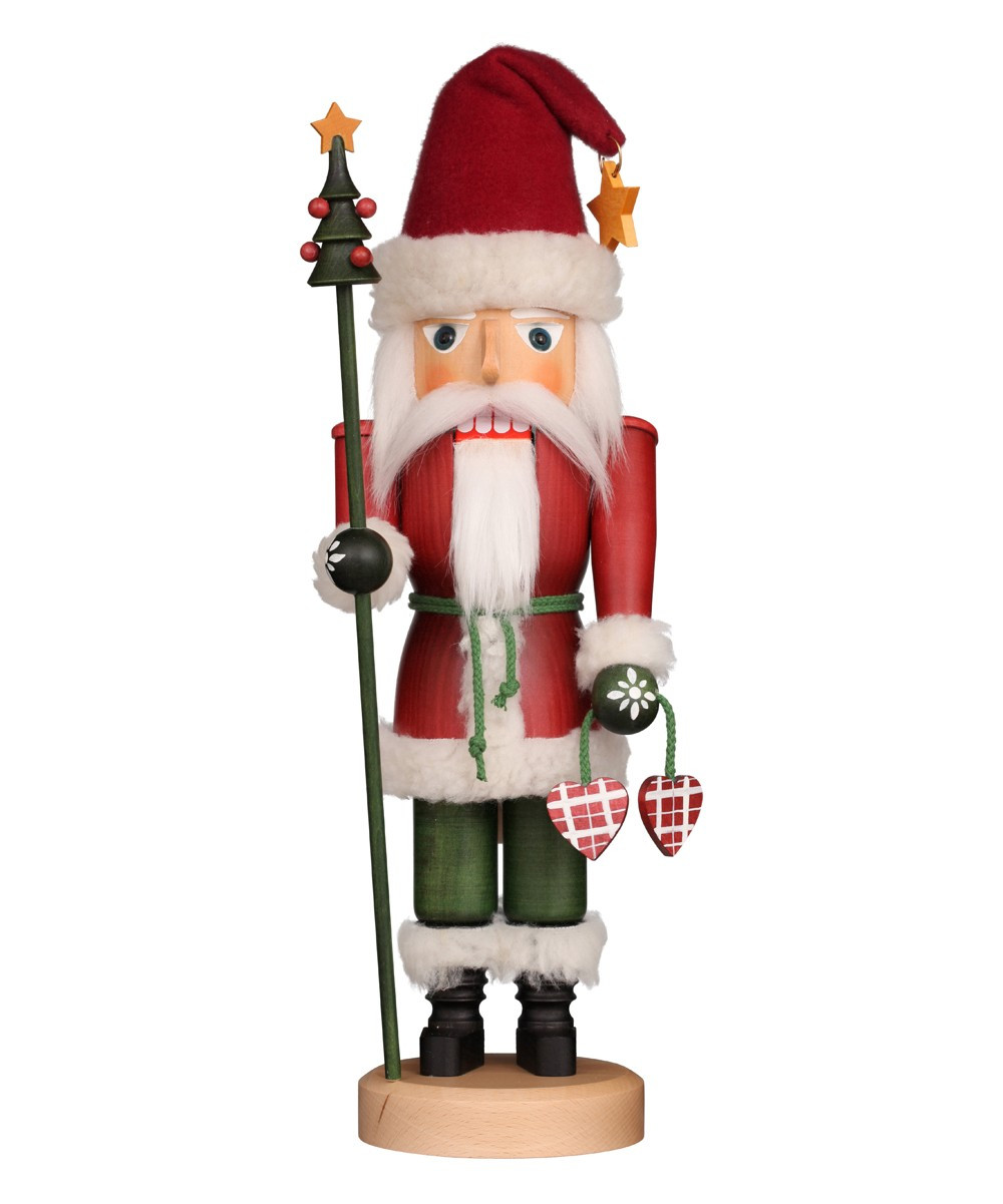Christian Ulbricht Nutcracker - Festive Red & Green Nostalgic Santa Nutcracker | Zulily