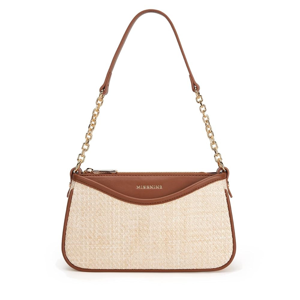 Missnine Shoulder Bag for Women Small Purse Trendy Clutch Hobo Bag Vegan Leather Mini Handbag wit... | Amazon (US)