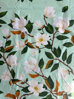 Oscar de La Renta Deadstock Fabric Magnolia Mint Green Cotton Poplin  | eBay | eBay US